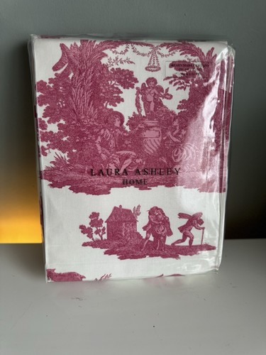Rare laura ashley toile cerise - laura,